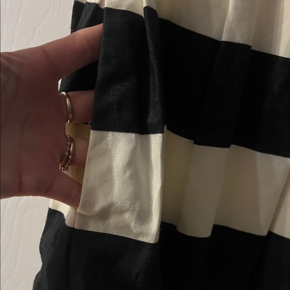 GAP Striped Black and White Mini Dress - Picture 3 of 5